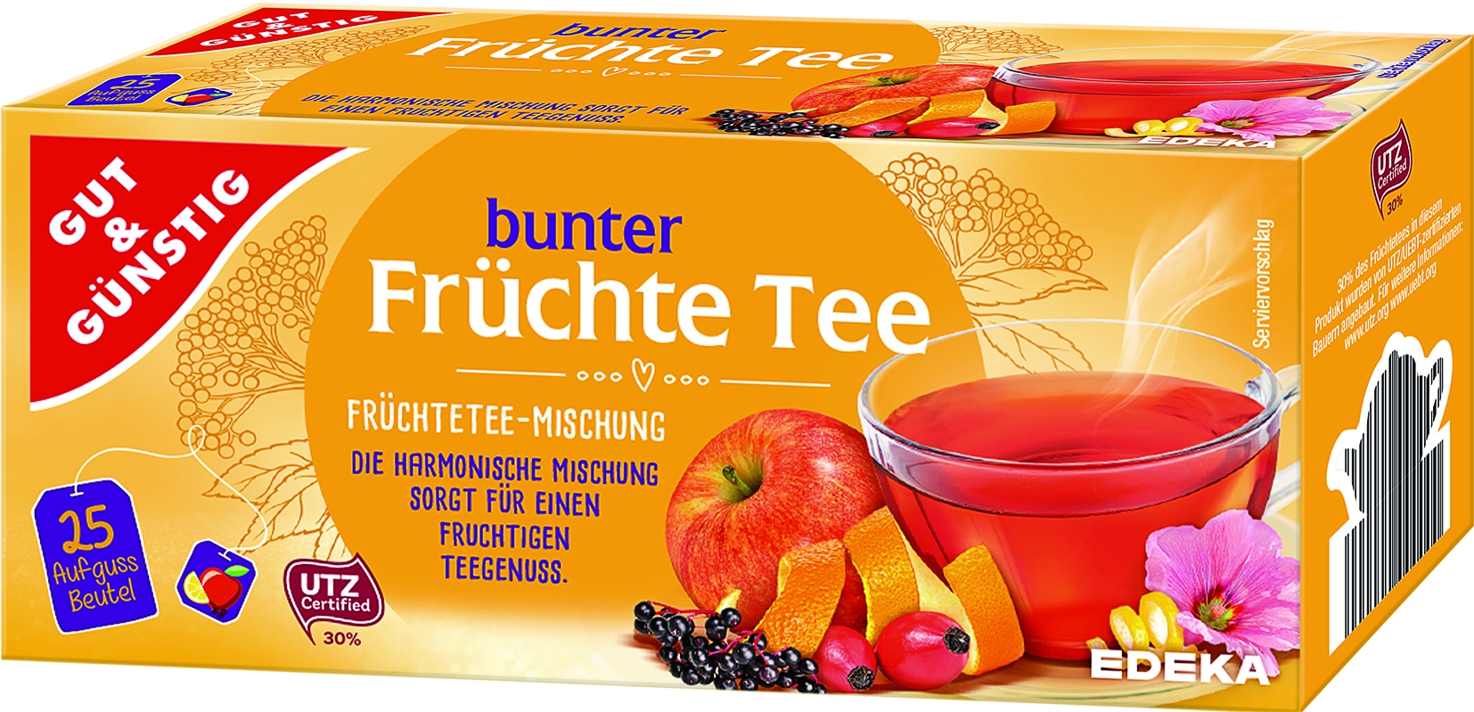 Fruechtetee 25x3 gr