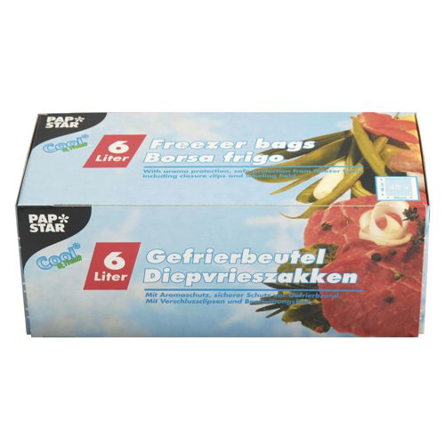 Gefrierbeutel LLDPE 6lt 46x30cm 45Stück