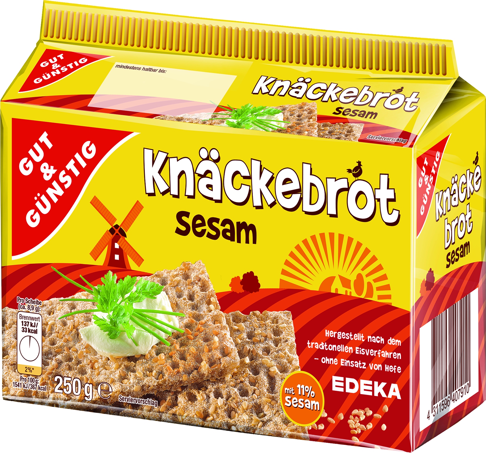 Knaeckebrot Sesam   