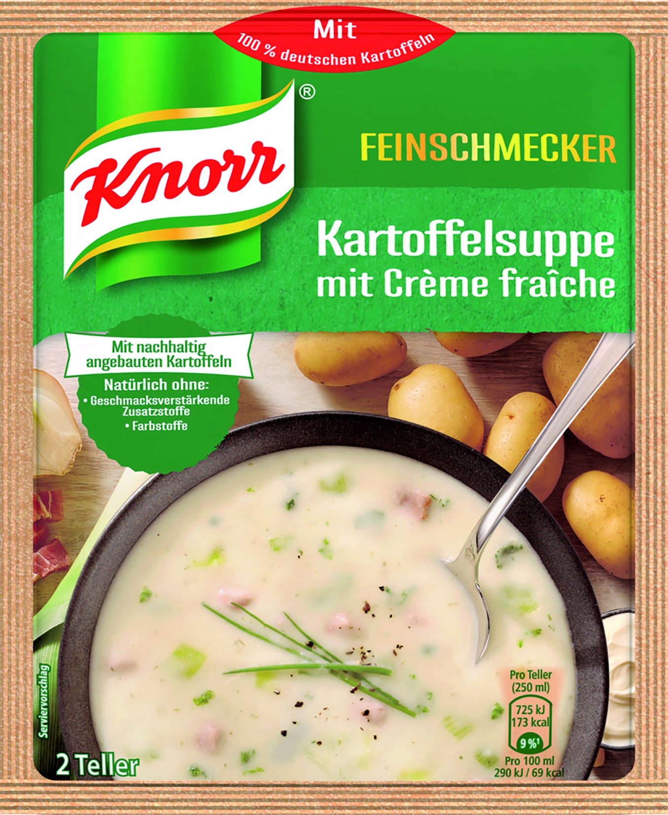 Feinschmecker Kartoffel Creme Fraiche Suppe  