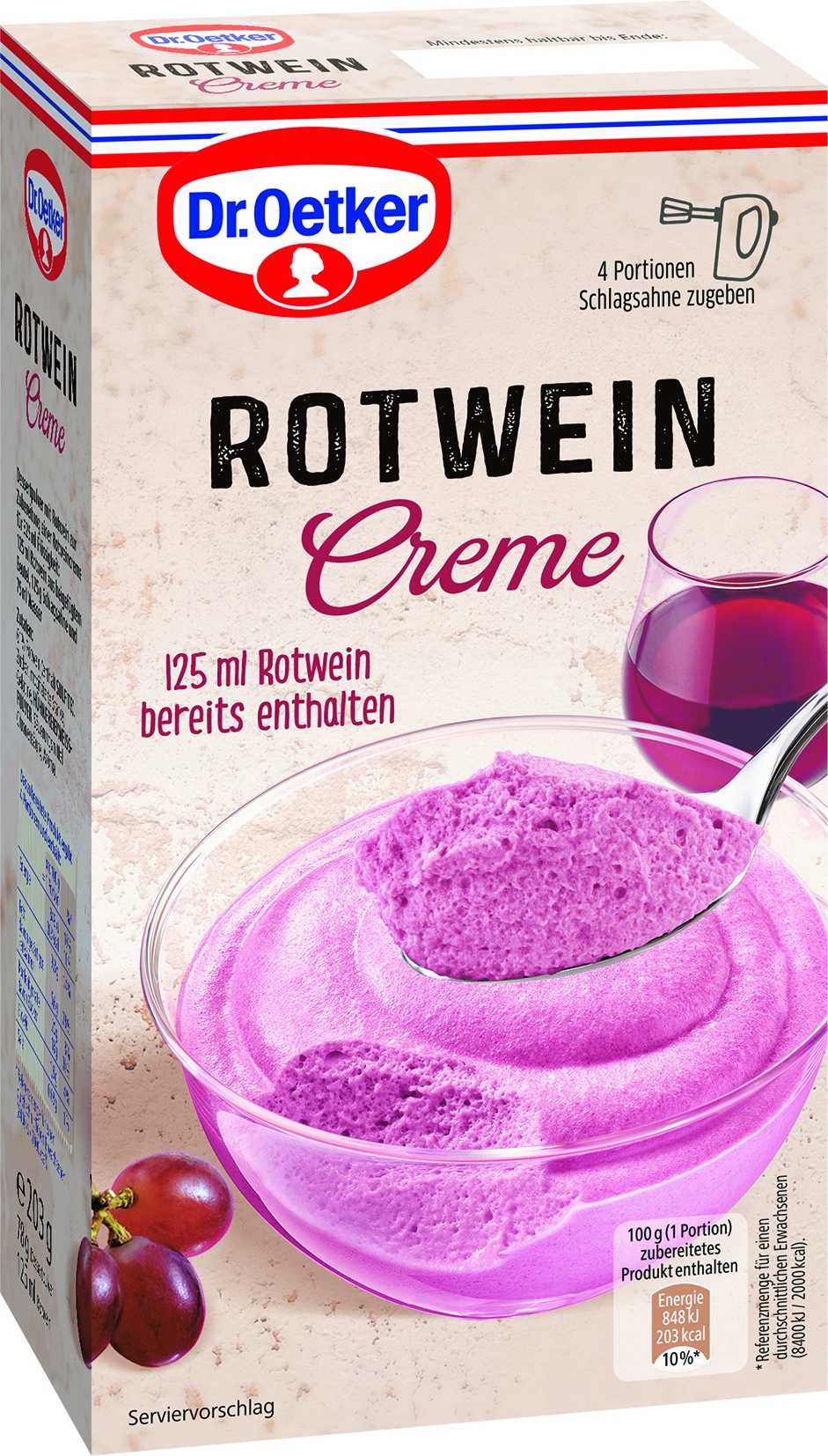 Rotwein-Creme   