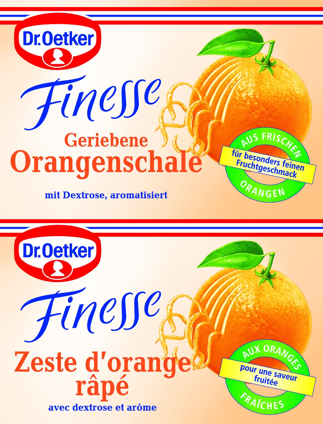 Finesse Orangenschale gerieben 3x6gr