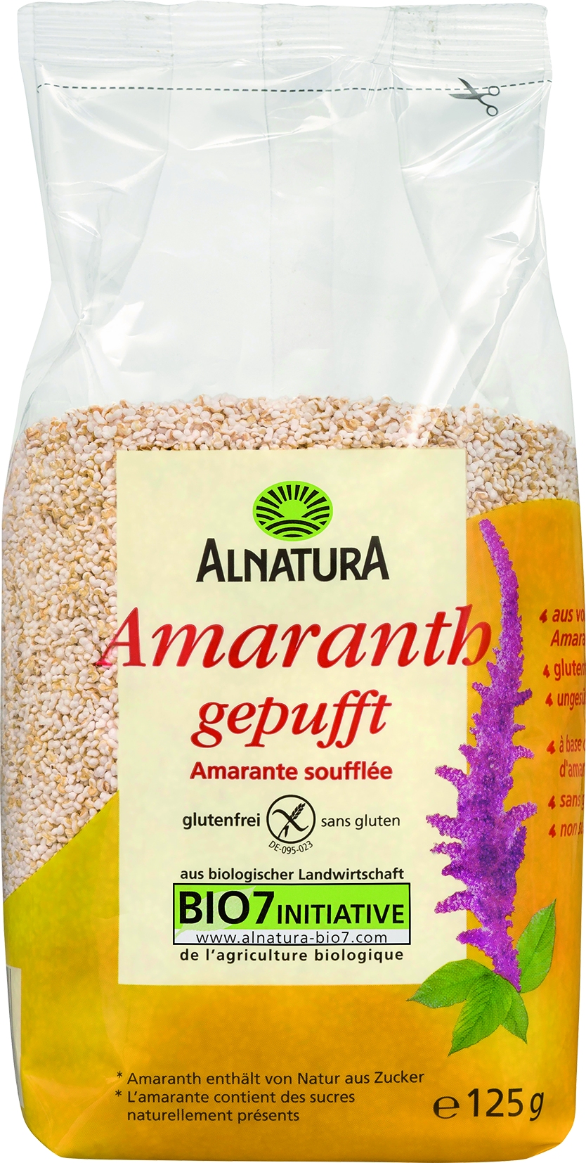 Amaranth puffed   