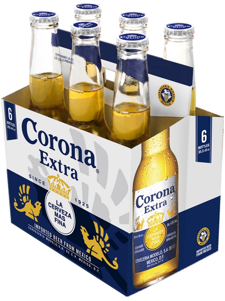 Beer, Corona Extra 24 bot x 0,355ltr