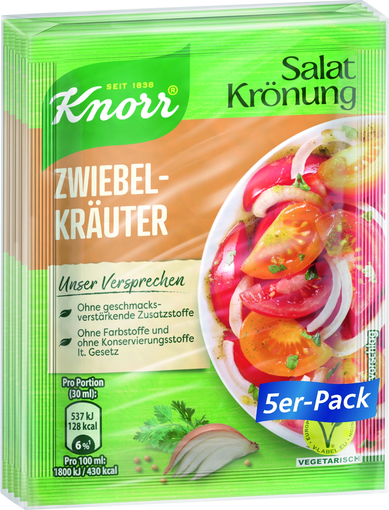Salad herbs onion+herbs 5pc,