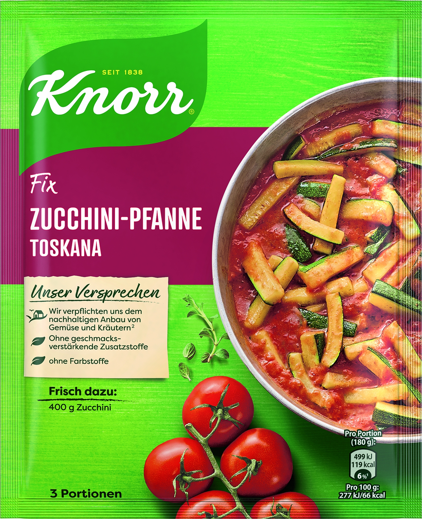 Fix fuer Zucchini Pfanne   