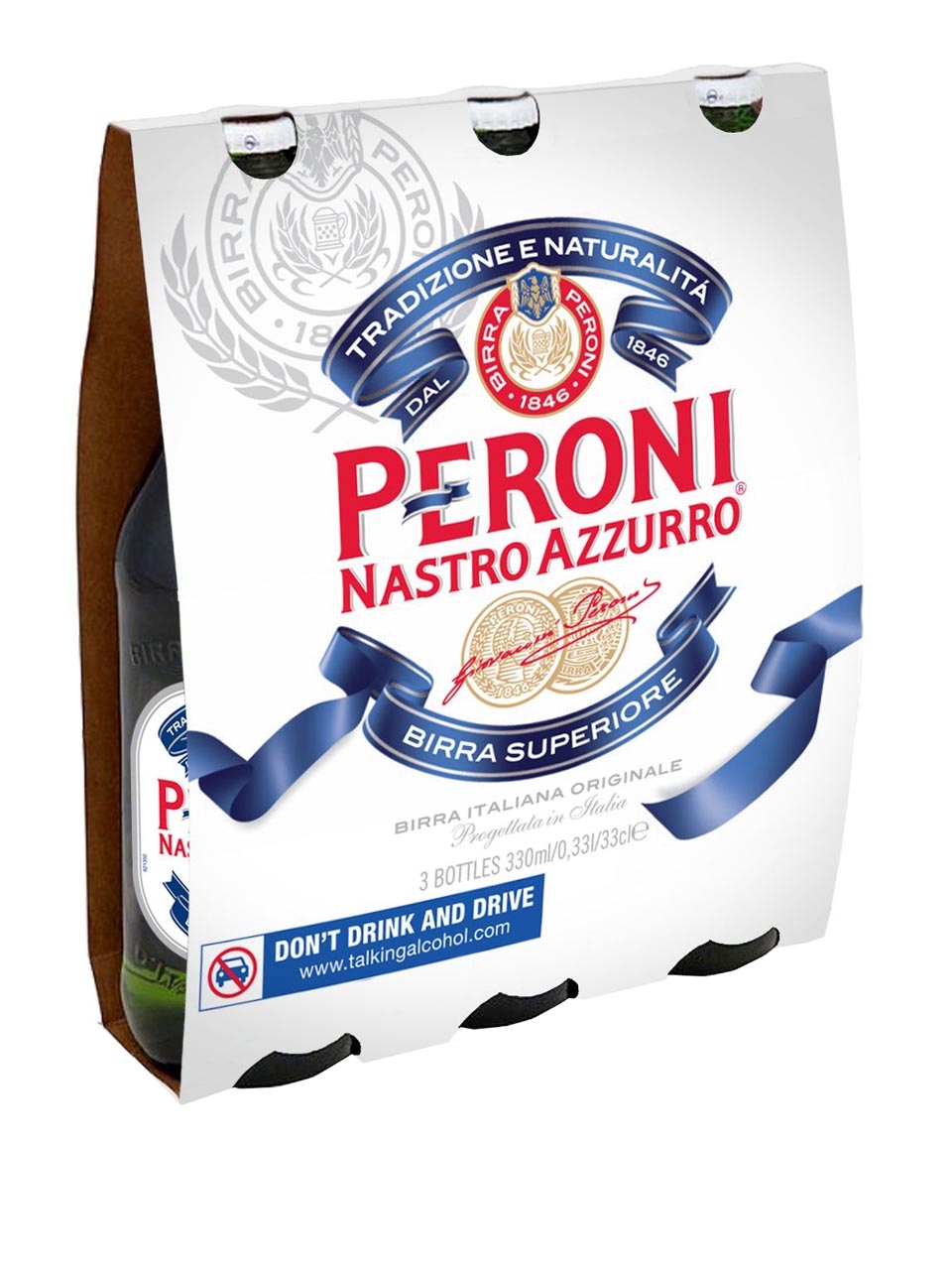 Peroni Nastro Azzurro Bier 24FL x 0,33lt