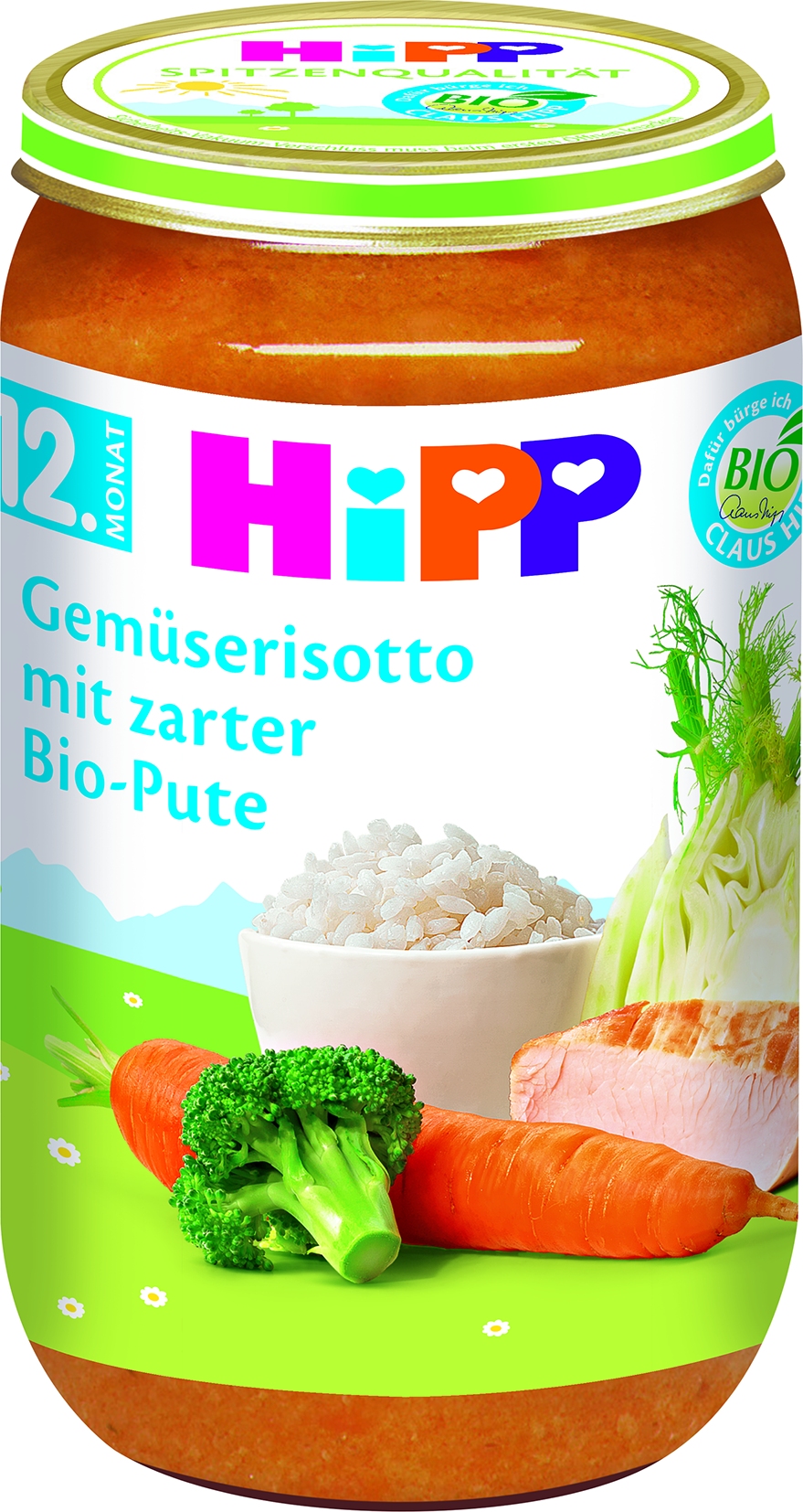 Bio-Pute mit Gemueserisotto 6800