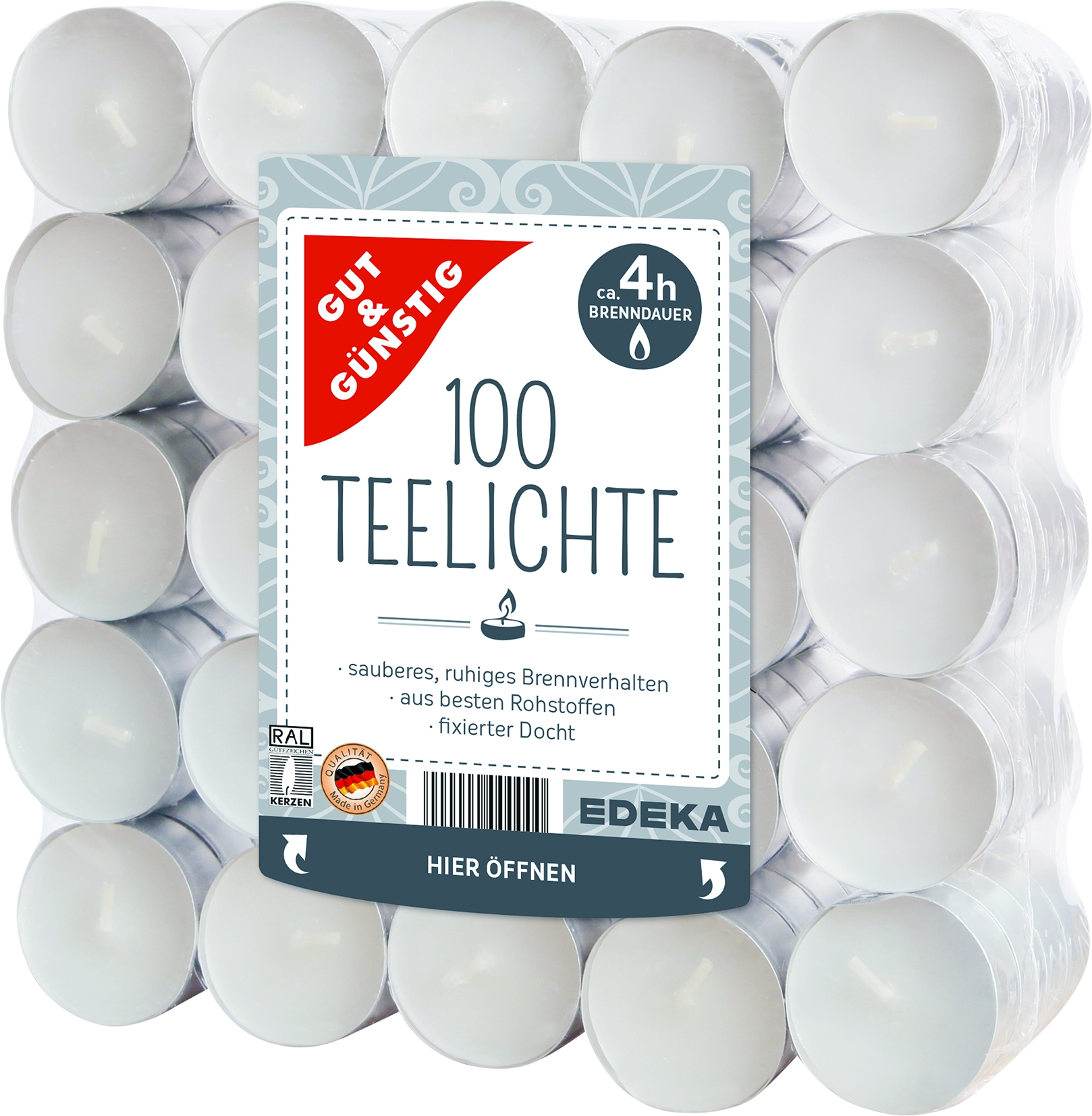 Teelichter 100er