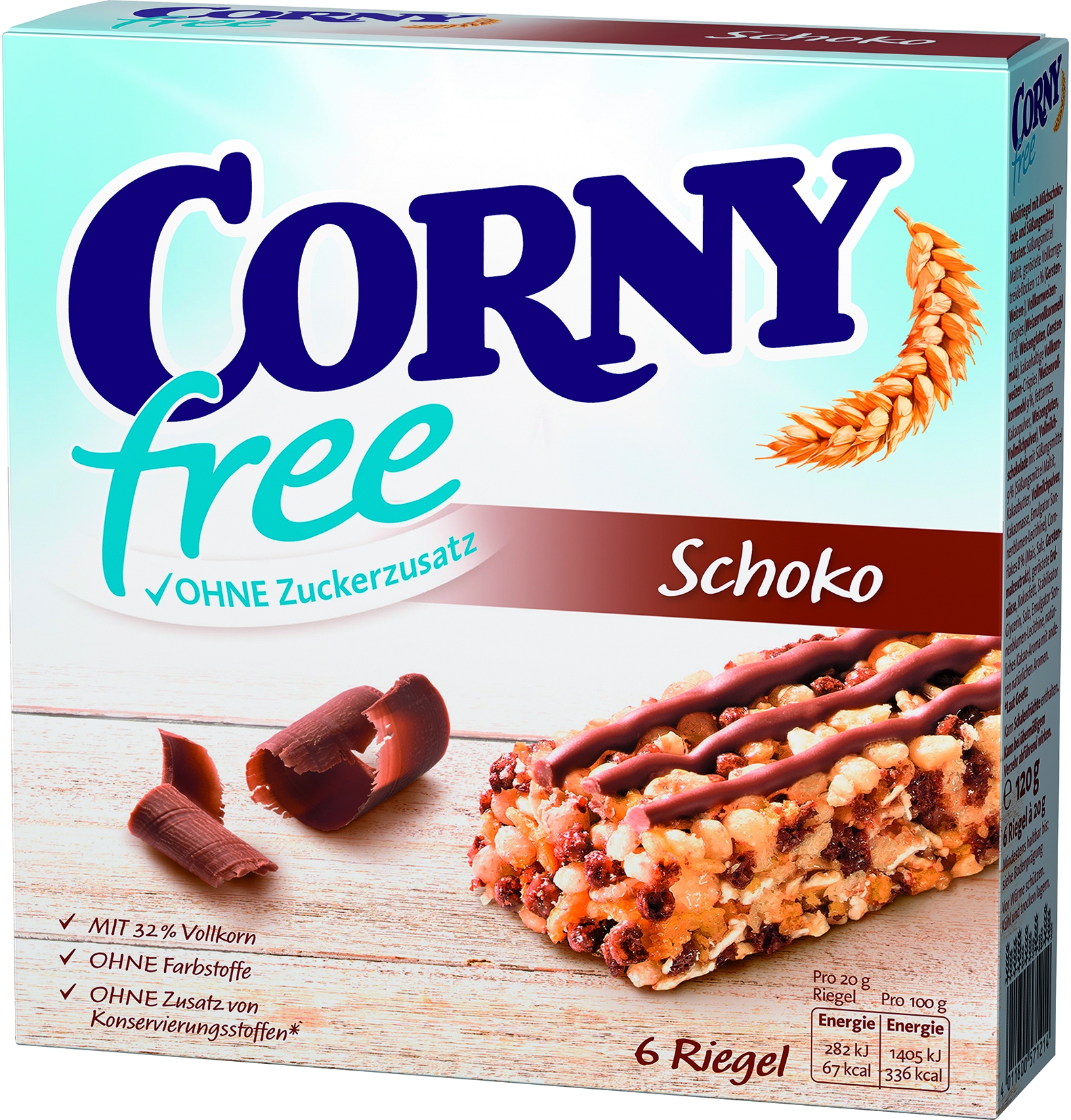 Muesli Riegel Schoko Free 6er