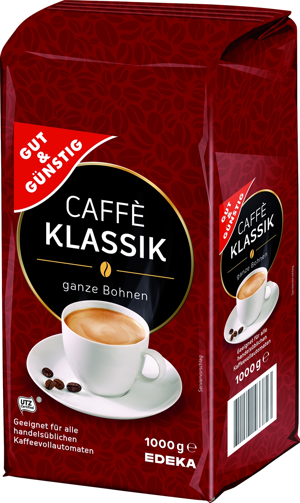 Kaffee Klassik ganze Bohne   