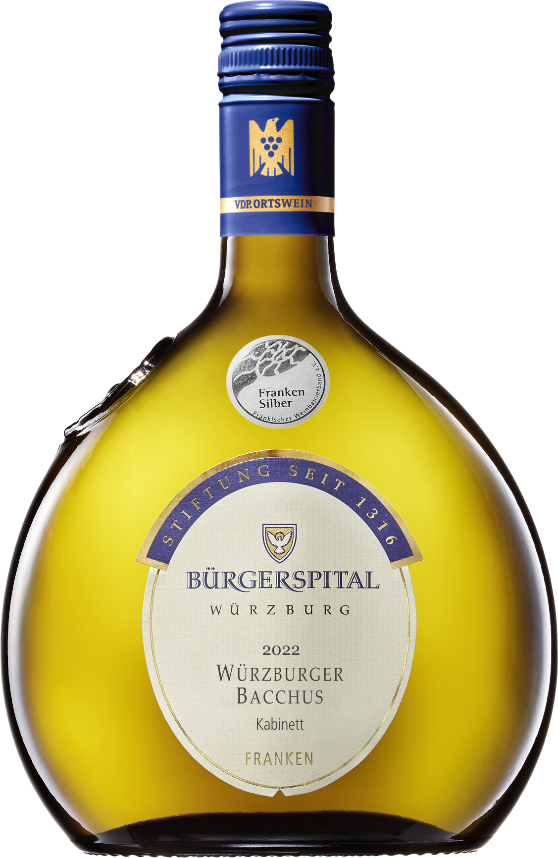 Bürgerspital, Würzburger Bacchus, Kabinett, VdP. Ortswein, feinherb, weiss  
