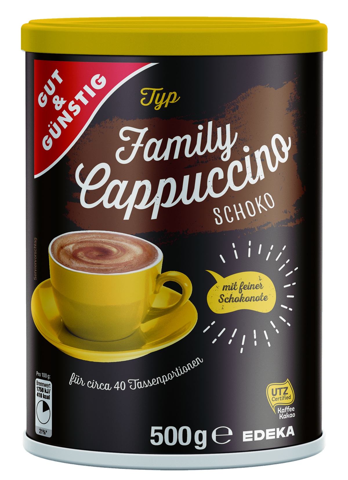 Cappuccino Schokolade   