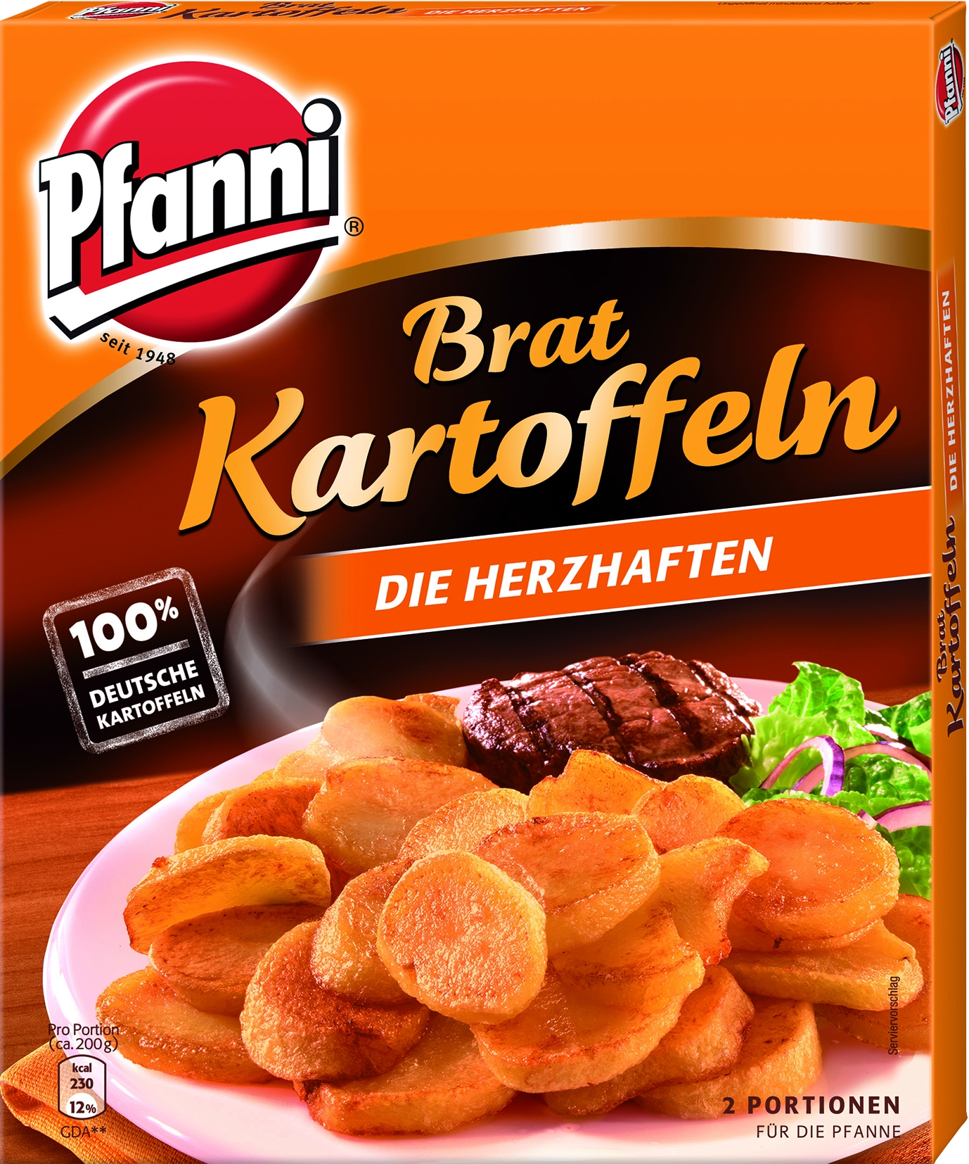 Bratkartoffeln 2 Portionen