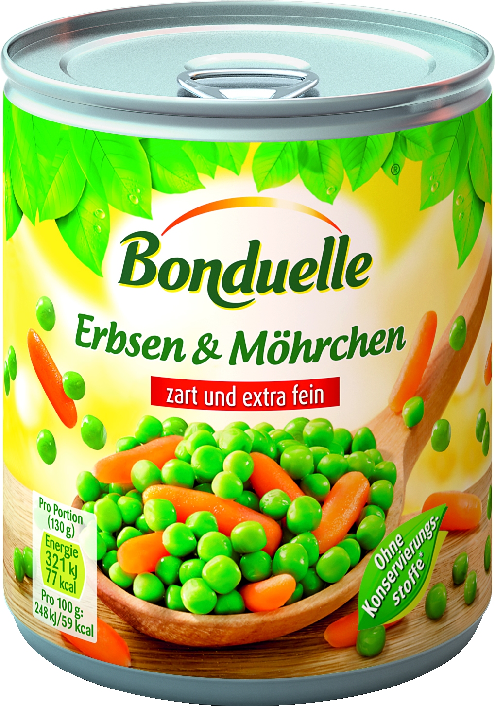 Erbsen extra fein mit Moehrchen   