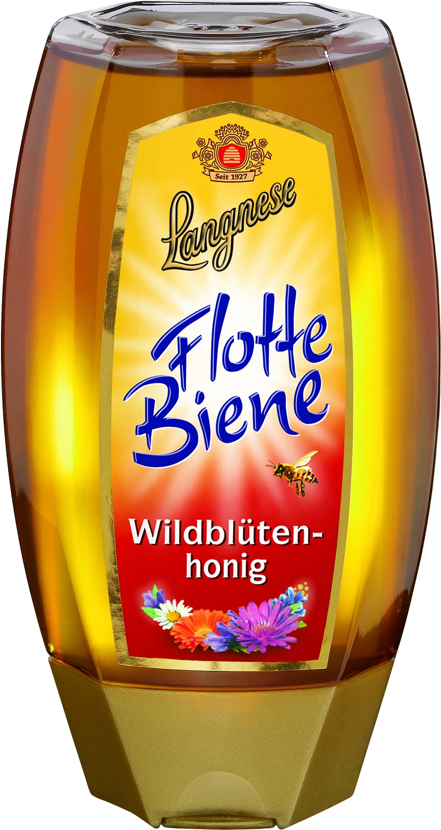 Flotte Biene Wildblumen Honig   