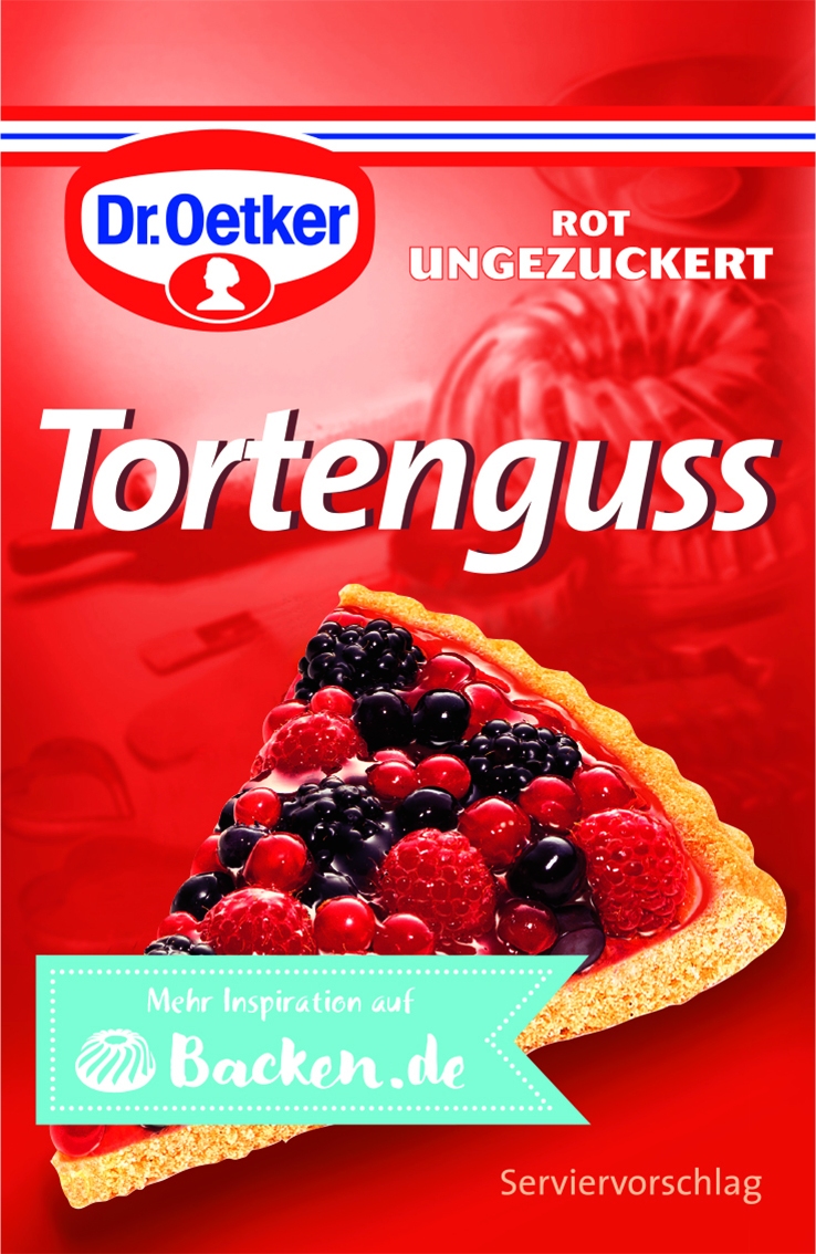 Tortenguss rot 3er