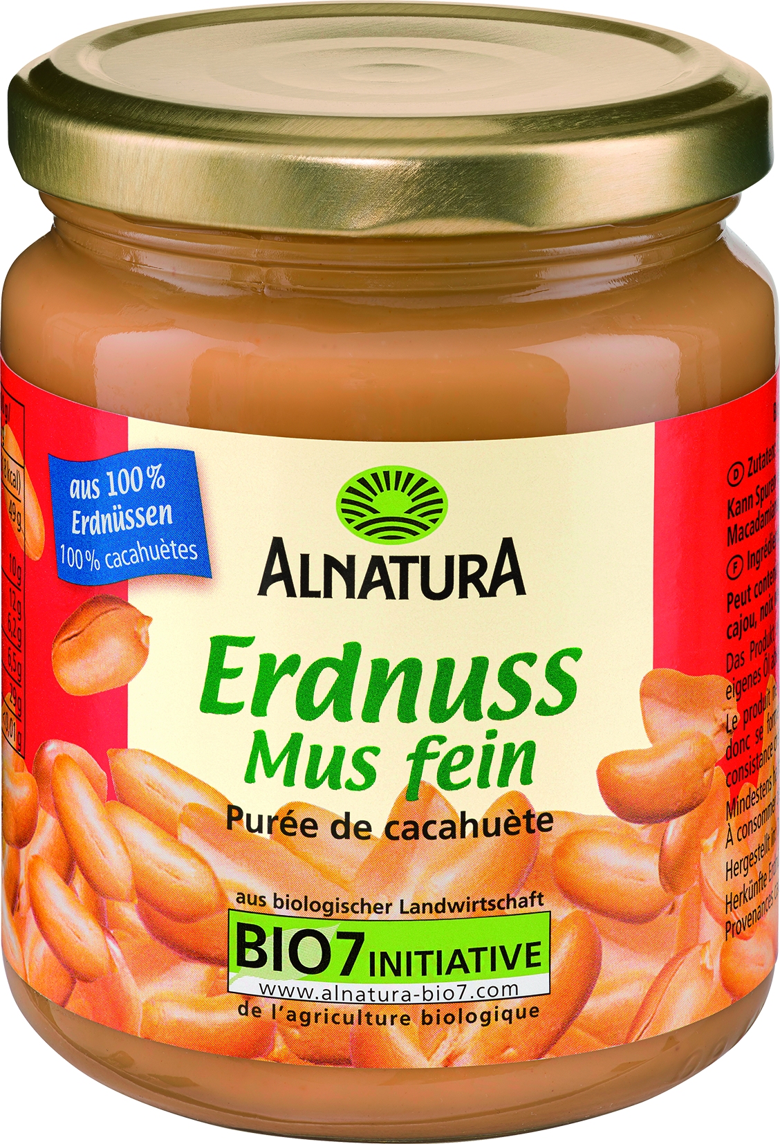 Erdnussmus fein   