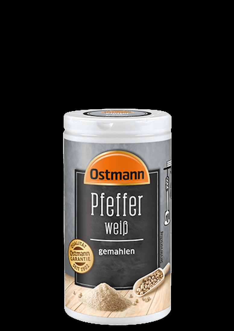 Schmuckdose Pfeffer weiss gemahlen   