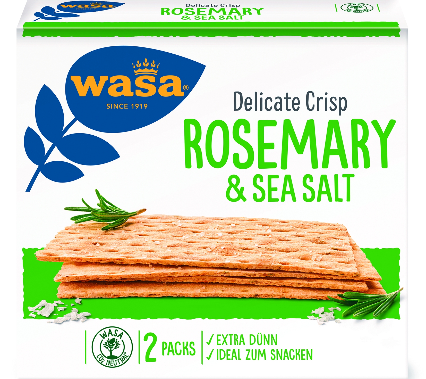 Delicate crisp rosemary&sea salt   