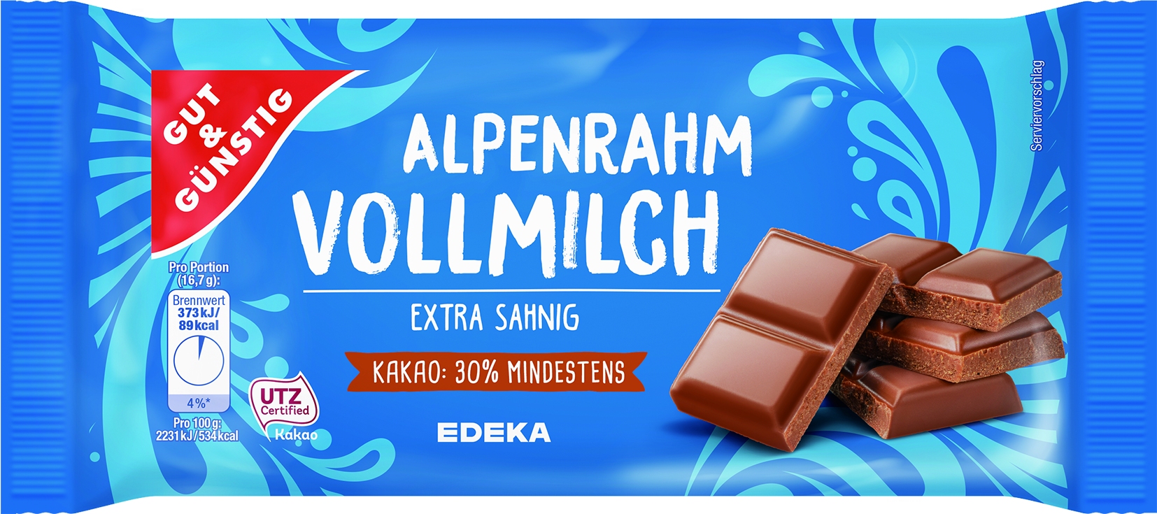 Vollmilch Schokolade   