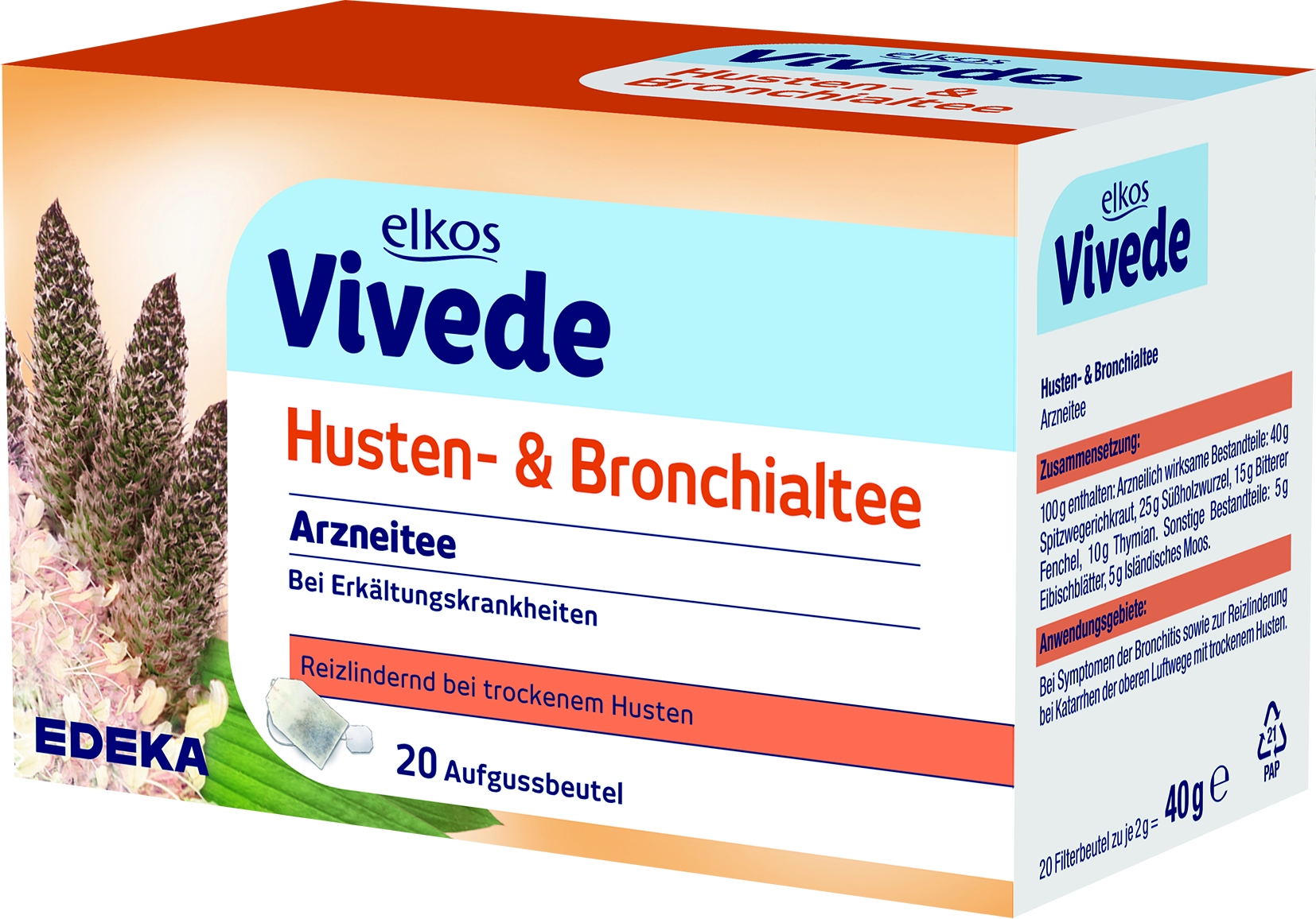 Vivede Husten-Bronchialtee 20er