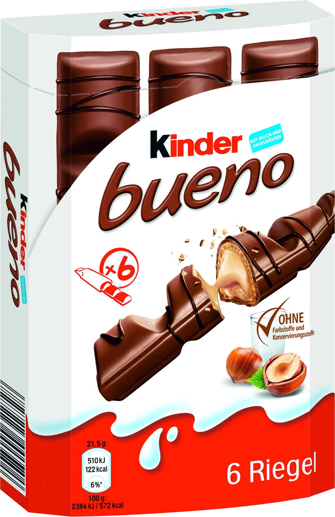Kid Bueno cacao snack 6pc