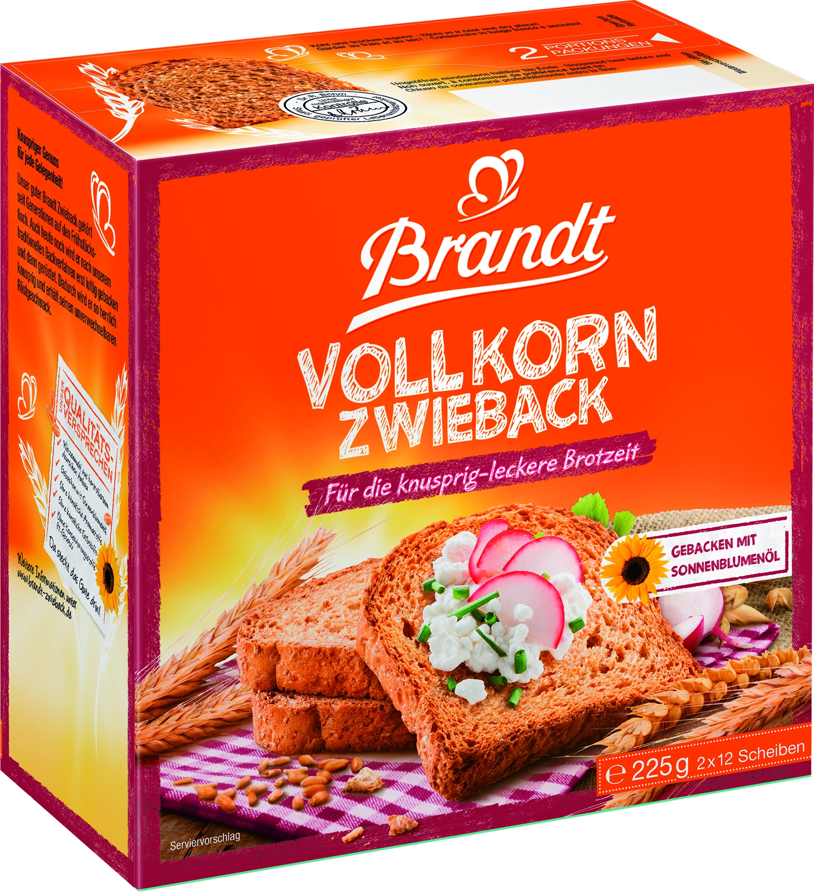 Vollkorn-Zwieback   