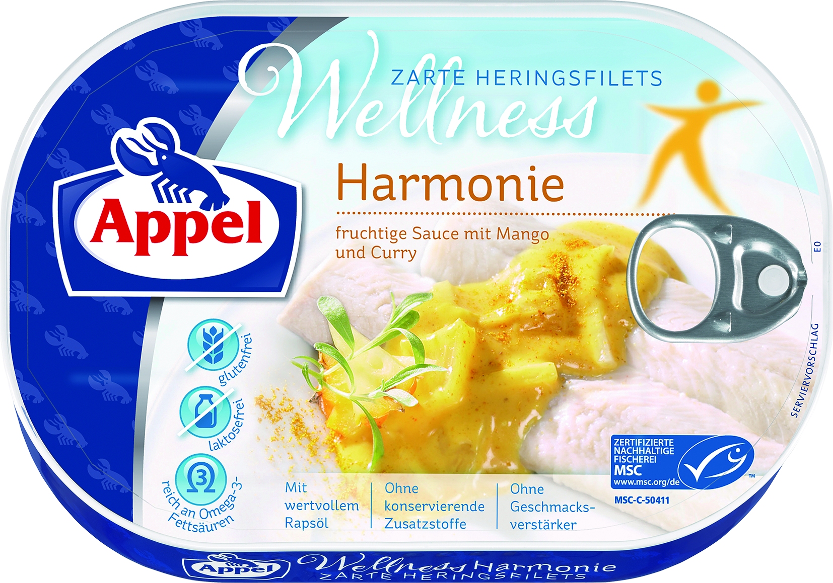 MSC Heringsfilets Wellness Harmonie in Mango/Curry  