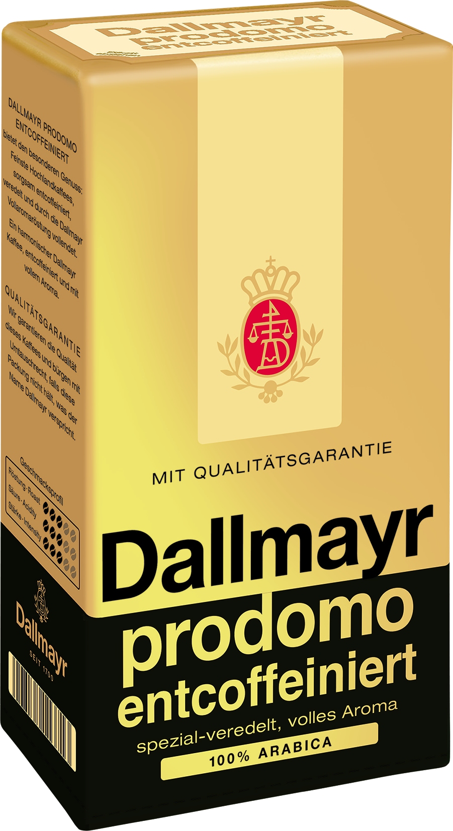 Prodomo Kaffee entkoffeiniert   