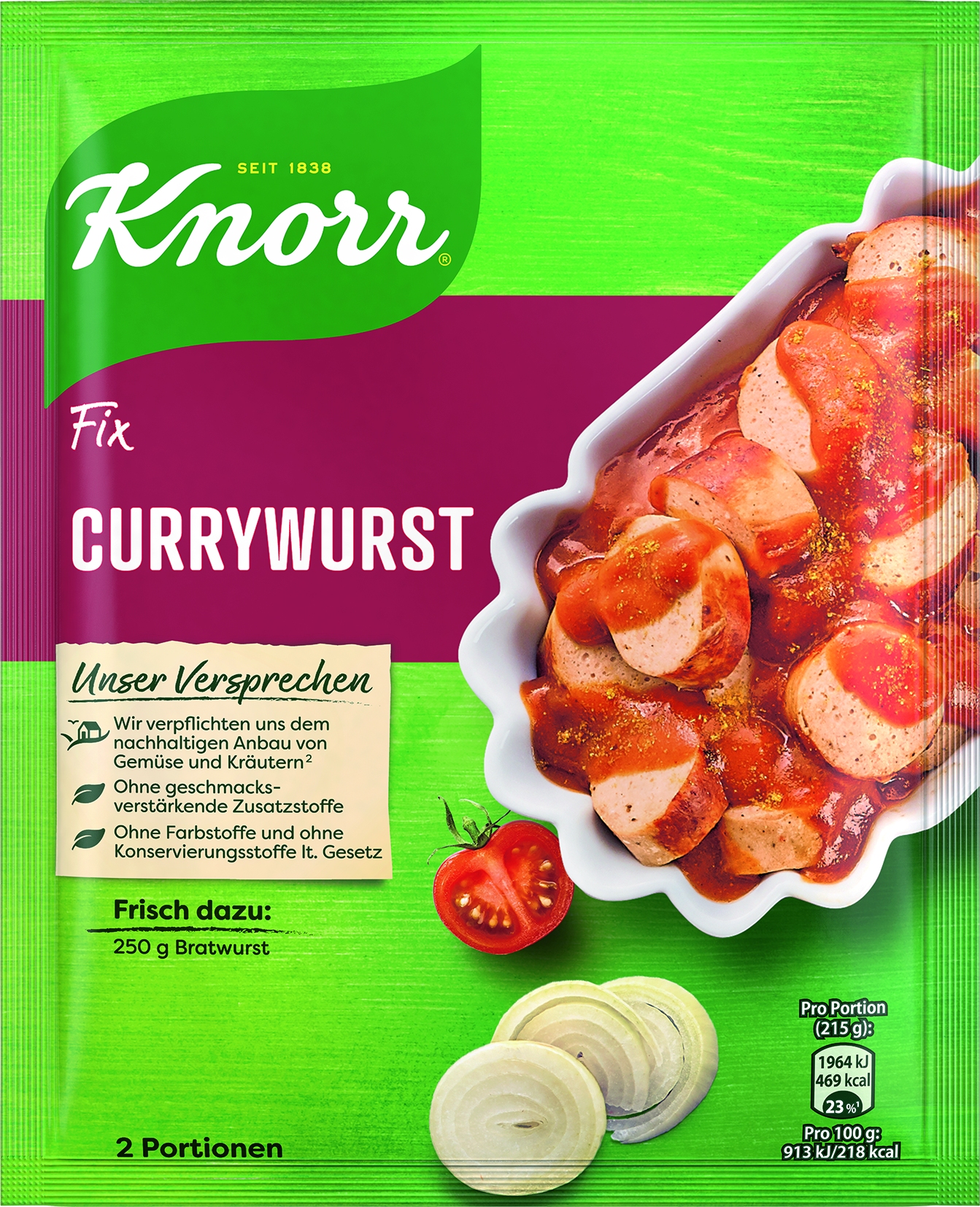 Fix fuer Currywurst 36g