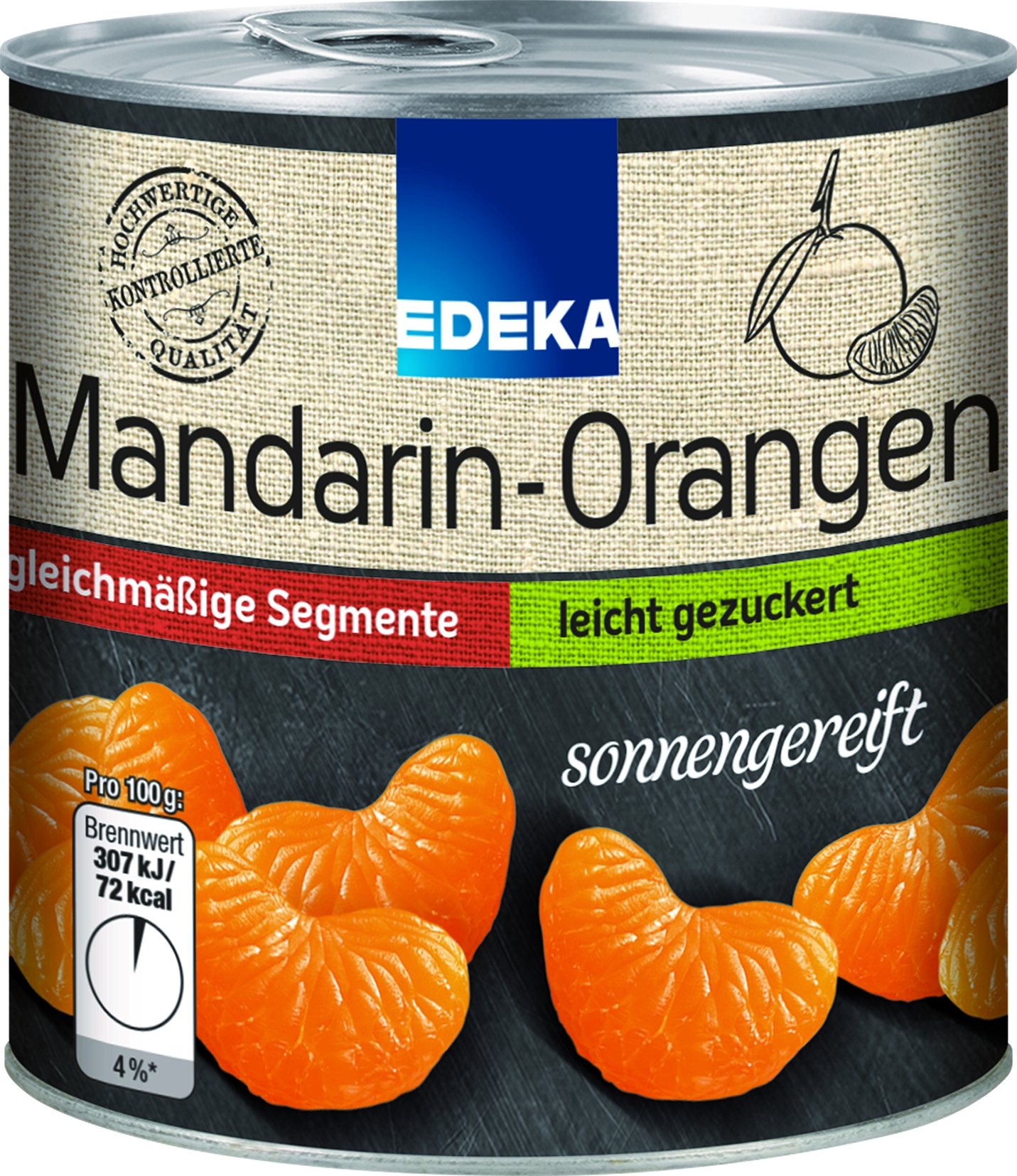 Mandarinen leicht gezuckert   