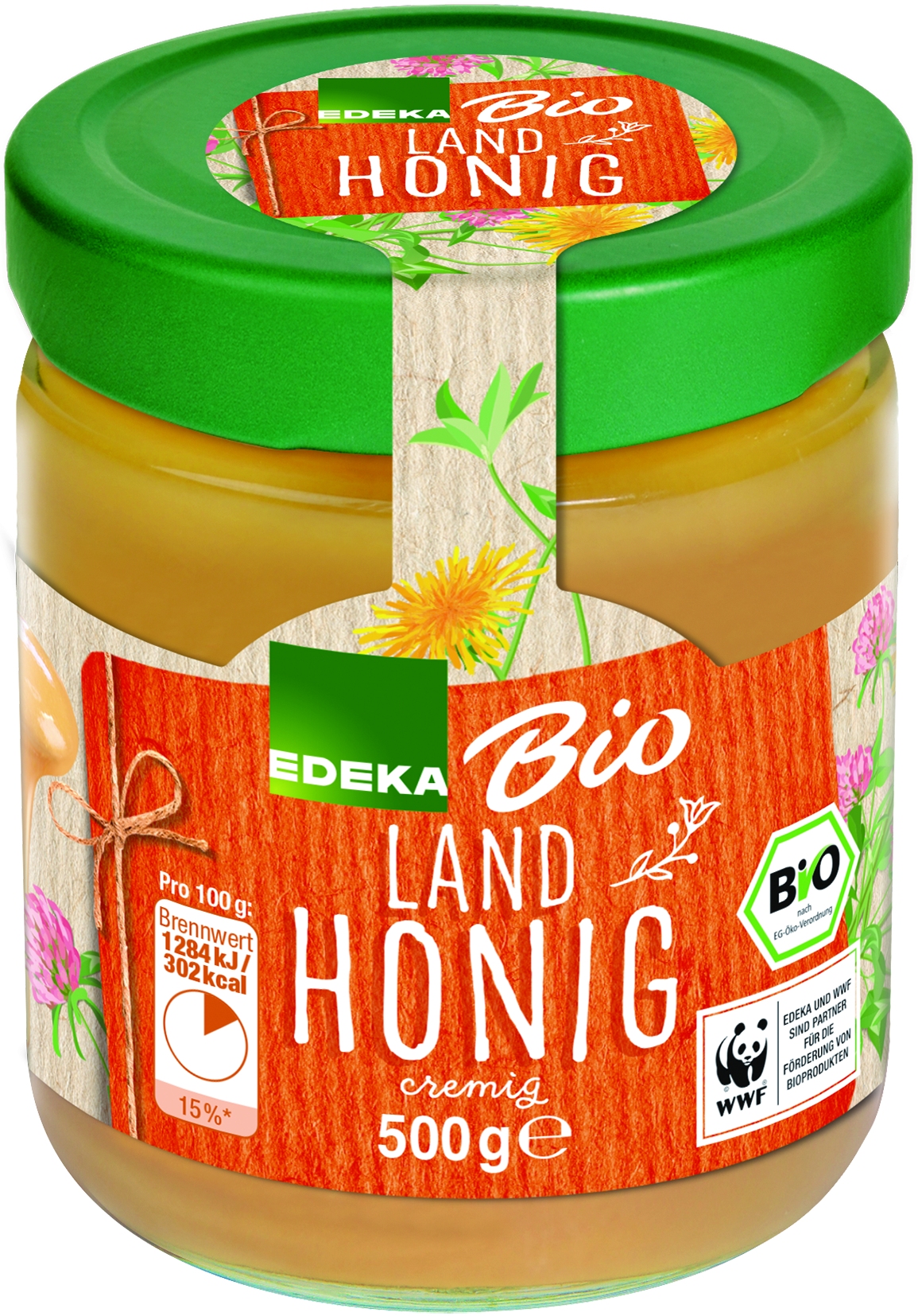 Organic country honey creamy   