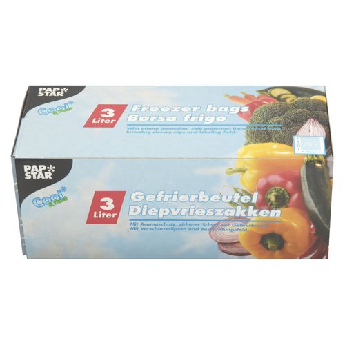 Freezer bag 3ltr. 32x25cm 75pc