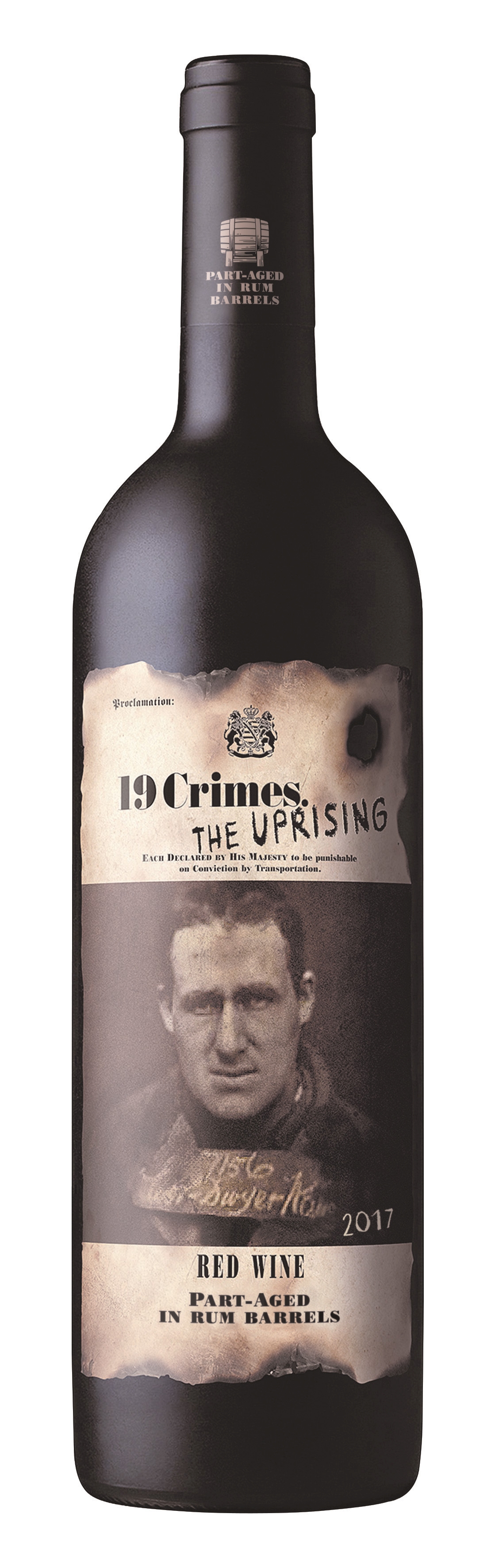 19 Crimes, The Uprising, South Eastern Australia, semi-dry, red