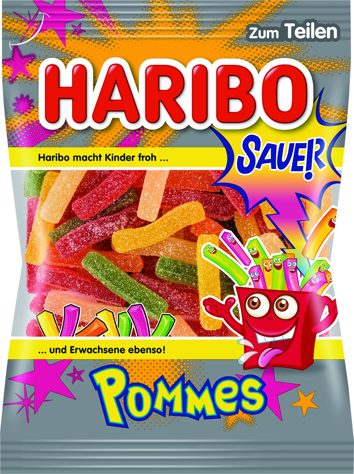 Wine gums, Haribo Saure Pommes   