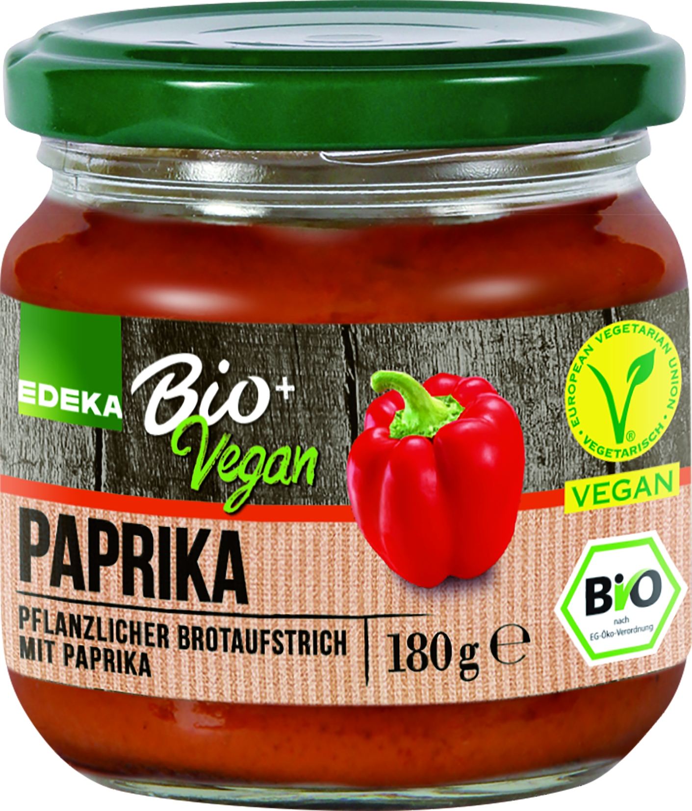 Bio Aufstrich Paprika vegan   