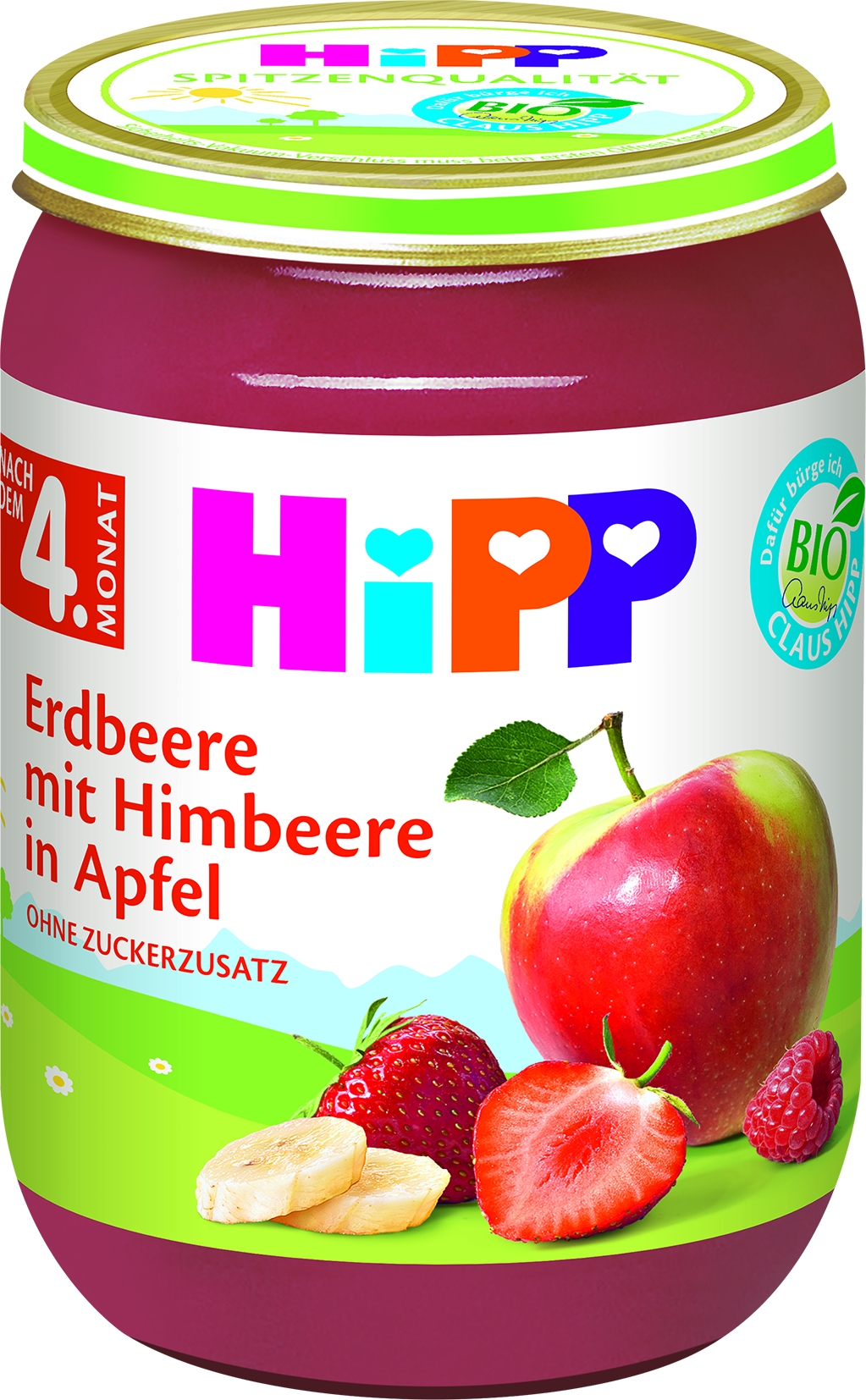 Bio 4410 Erdbeer/Himbeer/Apfel