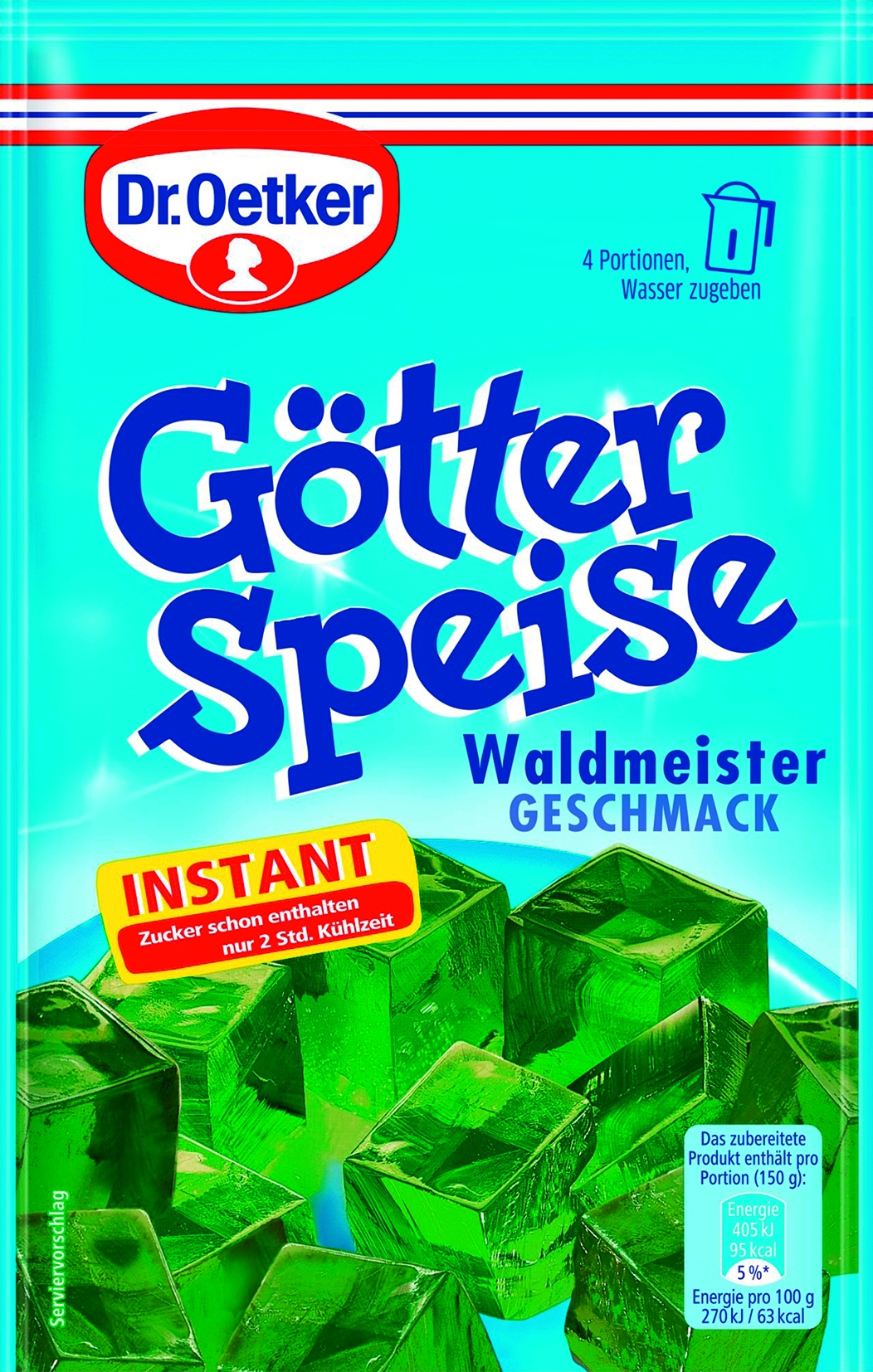 Instant Goetterspeise Waldmeister   