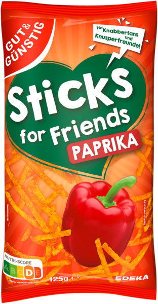 potatoe sticks paprika   