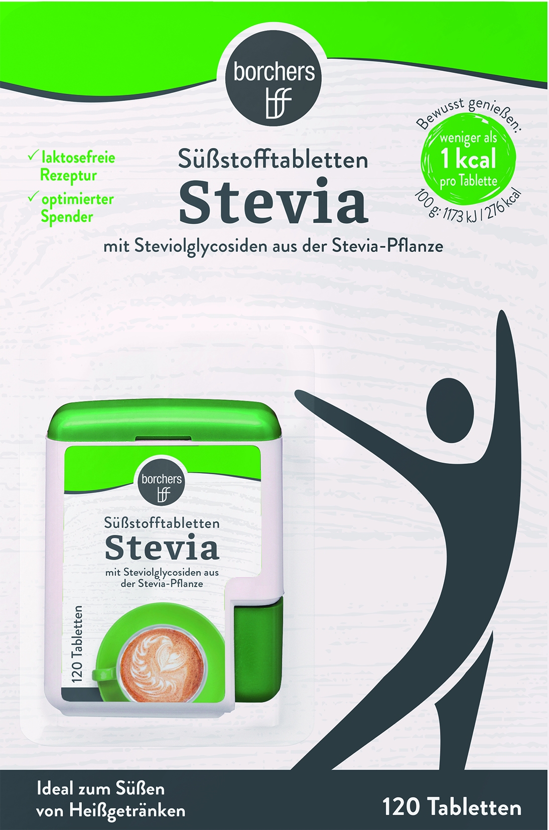 "Stevia" Süßstofftabletten 120 Stück Verkauf nur im Karton 12 x 120 Stück