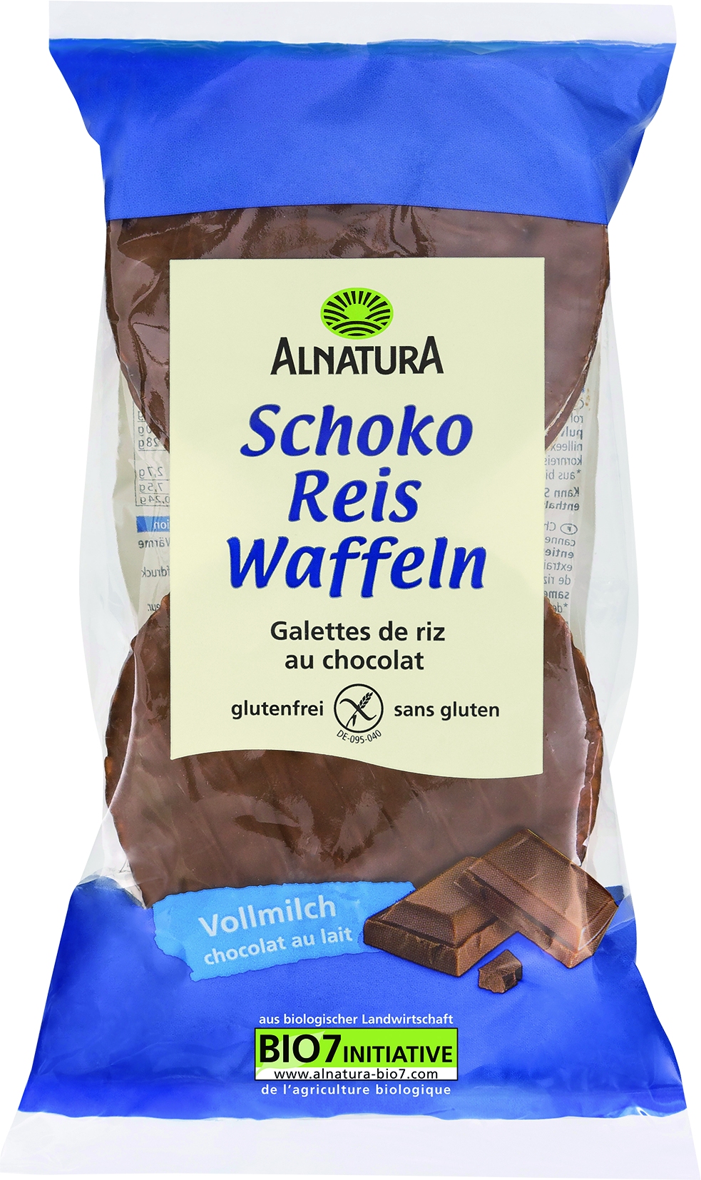 Reiswaffeln mit VM-Schokolade   