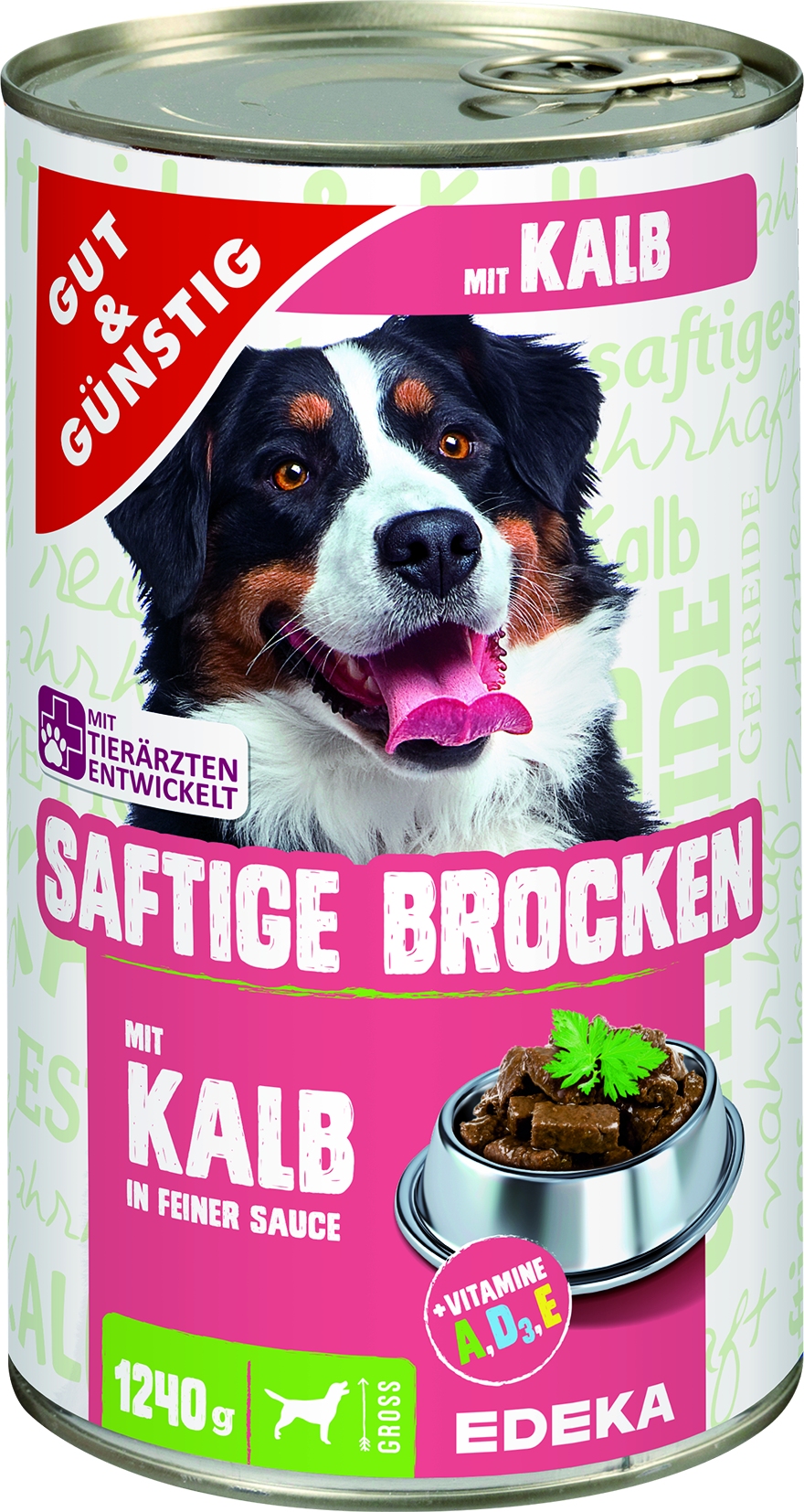 Dog Saftige Brocken Kalb   