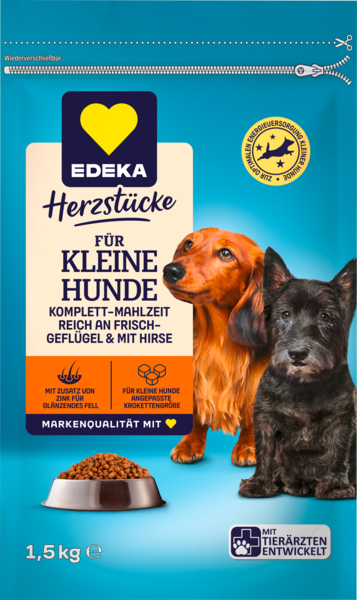 EDEKA Herzstücke Komplett Mahlzeit für kleine Hunde