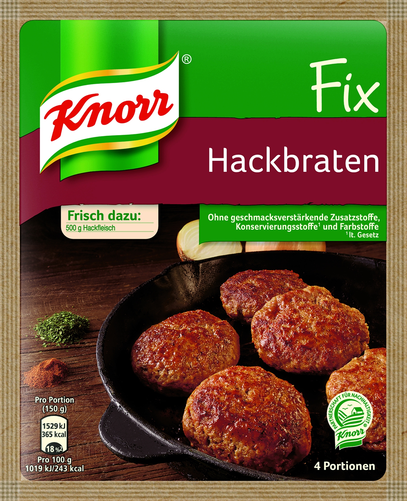 Fix fuer Hackbraten   