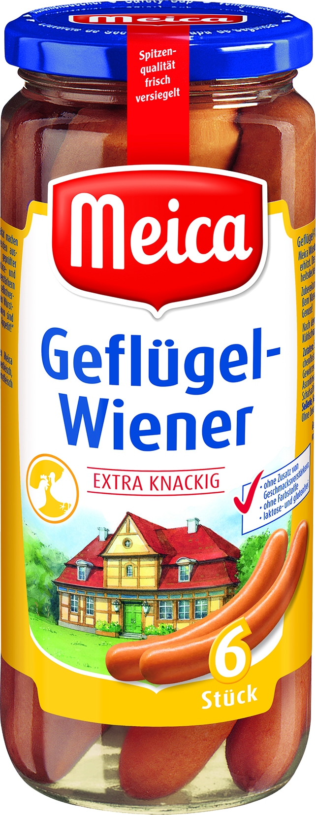 Gefluegelwuerstchen 6 St = 250 gr