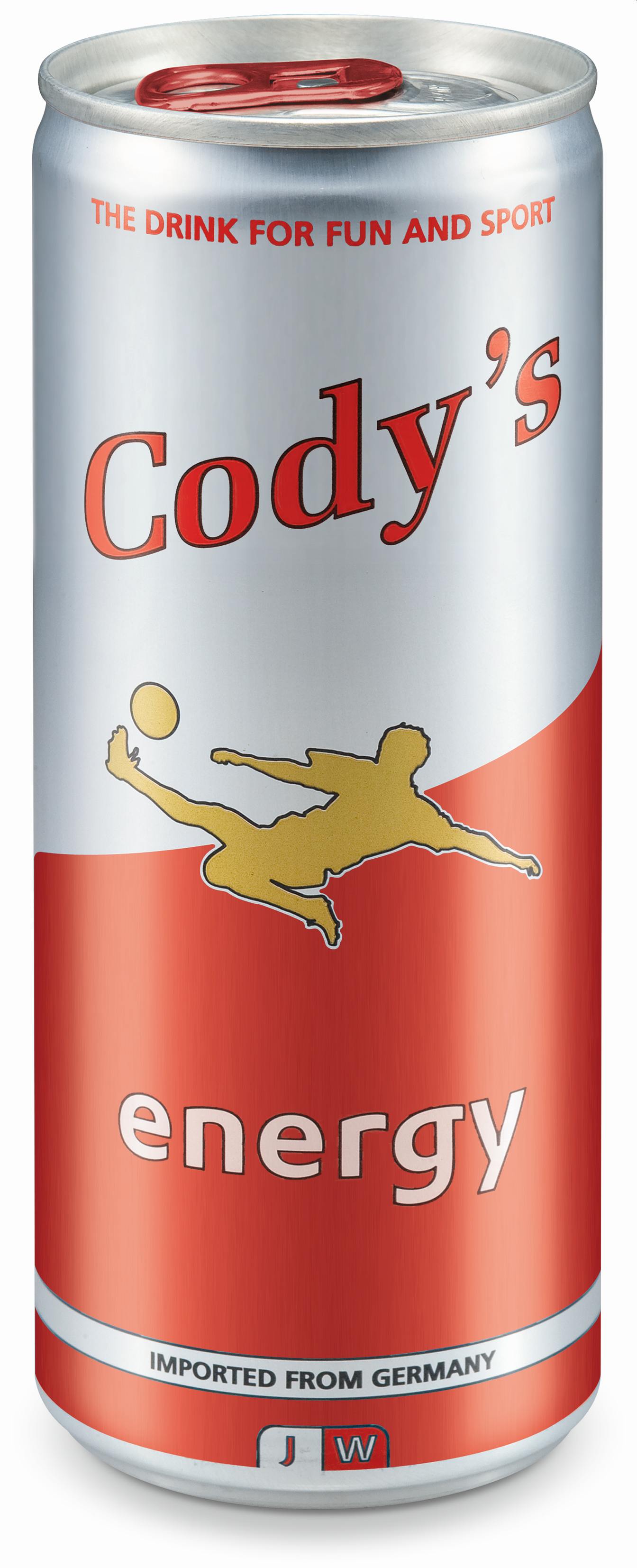 Cody´s Energy Drink Classic 24tin x 25cl