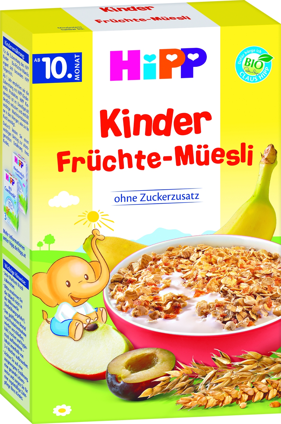 Bio 3531 Kinder Fruechte Muesli