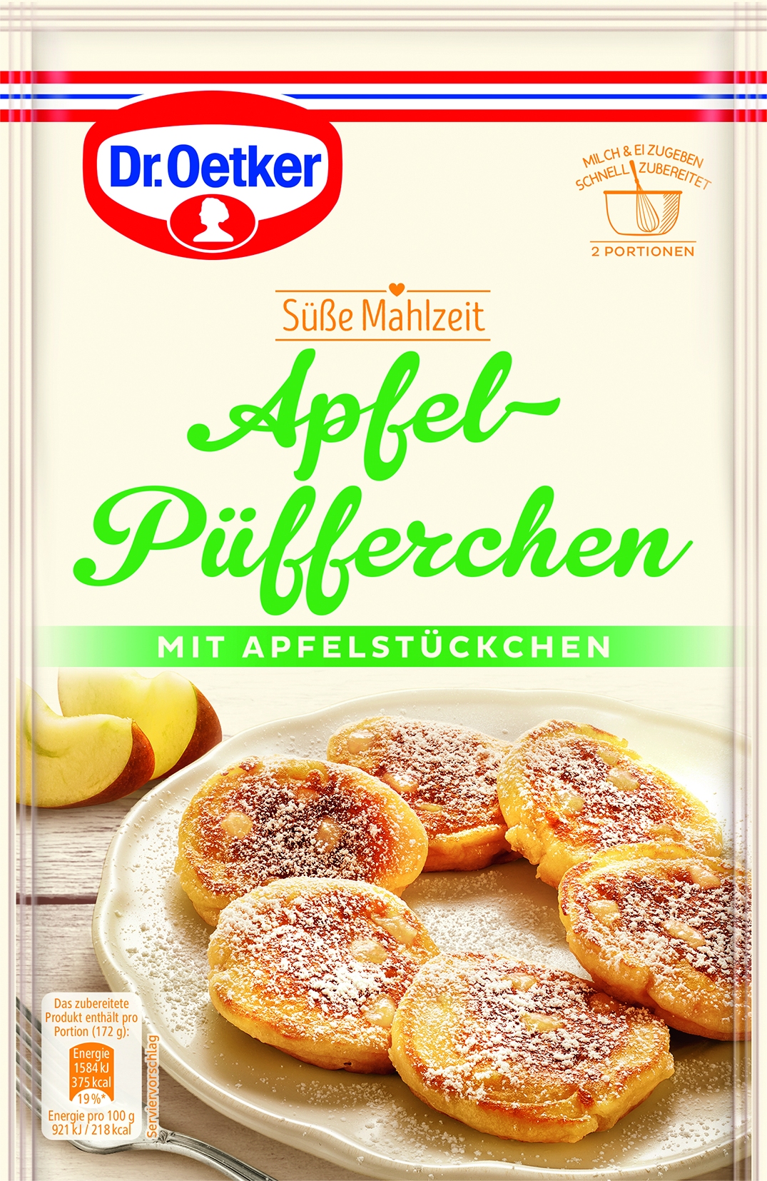 Süße Mahlzeit Apfelpüfferchen   