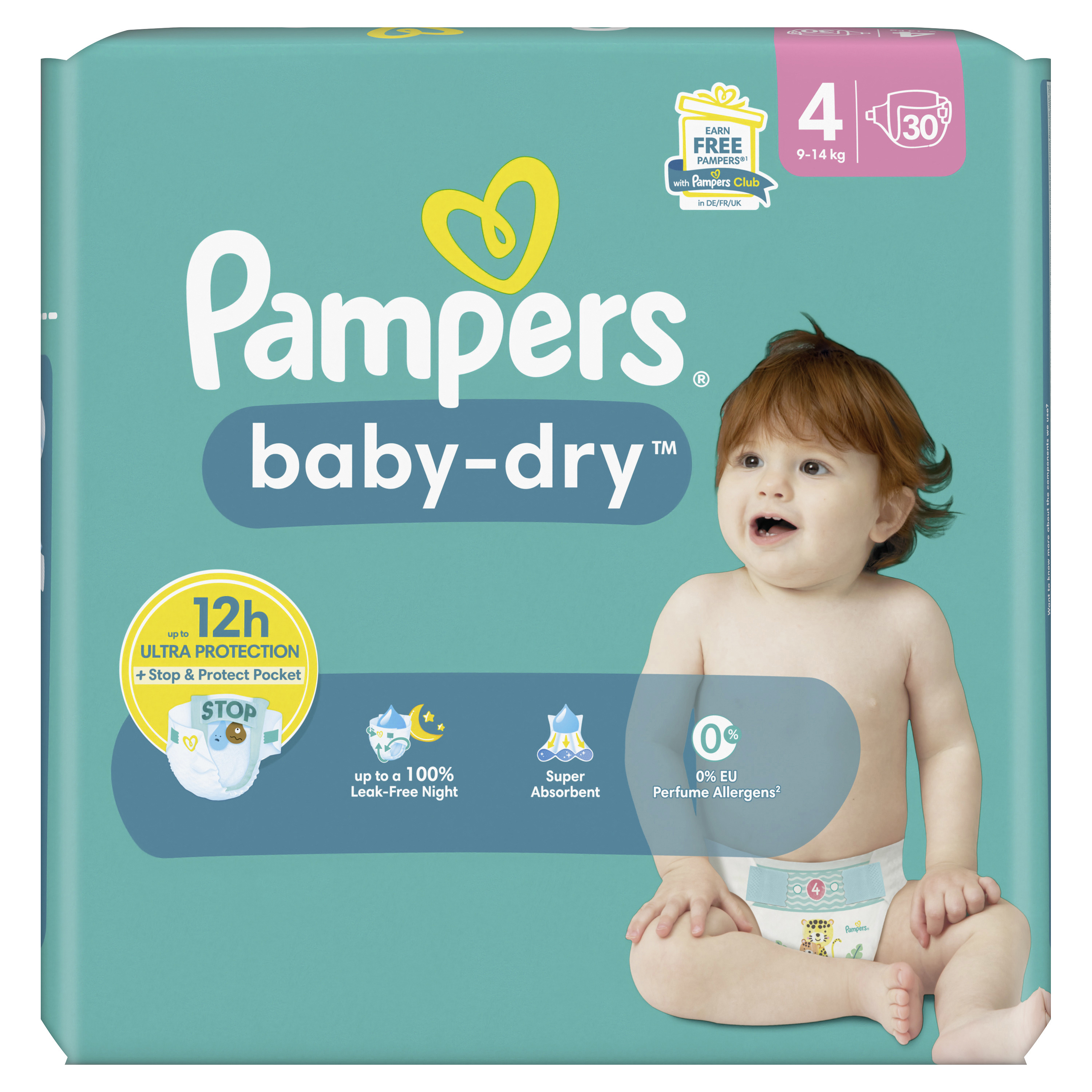 Windeln Baby Dry Gr. 4 Maxi 30er